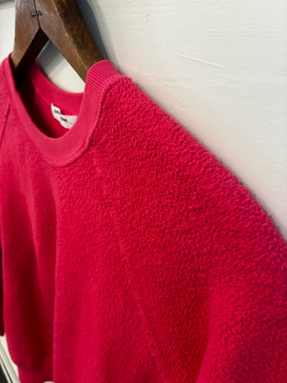 Perfectwhitetee Ziggy Inside out Sweatshirt in Pinkbloom bright pink in Size S - Picture 6 of 14
